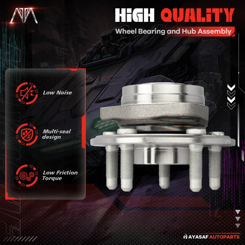 Front Wheel Hub Bearing Assembly 5 Lug With ABS Direct Fit Replacement For Buick Allure Lacrosse Regal displayed.
