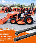 Telescoping 3 Point Stabilizer Kit For BX Series Tractors Beefy Steel Adjustable Length And Angle Quick Hookup
