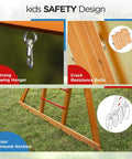 Backyard Playground Swing Set With Monkey Bar And Belt Swings For Kids, Outdoor Playset With safety design features