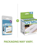 Hassle Free Direct Thermal Mailing Address Labels In Bright White, Sized 1-1/8 X 3-1/2 Inches, Twin Roll Pack displayed in two packaging options.