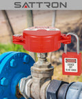 Two Set Gate Valve Lockout Kit With Safety Padlocks For 1 To 2.5 Inch Valve Handles No Tools Needed Easy Install on outdoor spigot