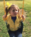 Child on 2 Pack Heavy Duty Kids Swing Seat Set With 66 Inch Chain Plastic Coated For Outdoor Playground Replacement Includes Safety Snap Hooks And EVA Seats That Supports Up To 250 Lbs Backyard Ready
