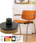 QuickClick Felt Gliders For Furniture And Chairs Replacement Set Of 8 Interchangeable 15 mm Diameter Easy Install For Smart Bases
