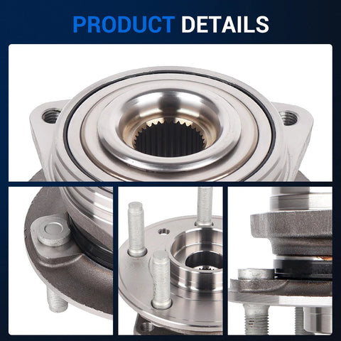 Front Wheel Hub And Bearing Assembly Fits Jeep Wrangler 2018 2023 And Gladiator 2020 2023 5 Lug Non ABS System Flange