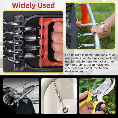 36 Piece Extension Spring Set In 12 Sizes Carbon Steel Small Springs For Furniture Mechanisms in use examples