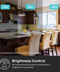 Kitchen lighting showcasing Smart Dimmer Switch For Single Pole Lights With Neutral Wire Required 2.4GHz WiFi Plays Nice With Alexa