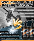 Fast Acting Windshield Crack Repair Kit With Glass Repair Liquid Glue For Chips And Cracks Two Piece Auto Glass Repair Set image
