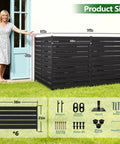 Outdoor Privacy Screens 42 Inch High By 38 Inch Wide Three Panels Black Metal Fence Panels For Garden And Pool Area Enclosure