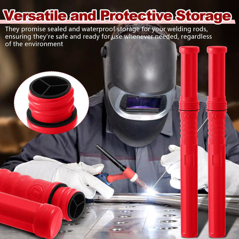 Pro Shop Grade TIG Welding Rod Storage Tubes Set Of Four 40 Inch Airtight Abs Electrode Canisters With Slam Locks To Beat The Humidity And Keep Gear Bone Dry
