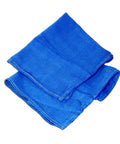 Blue Industrial Cloth Rags for Auto Mechanics and Janitorial Work, Heavy Duty, Low Lint, Durable, Reusable, Cotton Blend