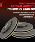 R Line Front Disc Brake Rotor Replacement For Chevy And GMC Cars Trucks And SUVs Stop On A Dime With OE Spec G3000 Material Premium Rotor