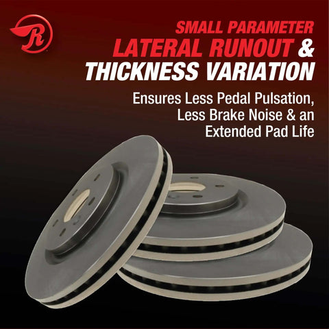 R Line Front Disc Brake Rotor Replacement For Chevy And GMC Cars Trucks And SUVs Stop On A Dime With OE Spec G3000 Material Premium Rotor