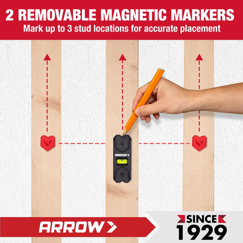 Solid Magnetic Stud Finder And Level With Straight Shot Accuracy To Hunt Down Hidden Nails Behind Drywall Without The Headache Includes Two Tough Magnetic Markers Gonna Make Your Wall Drilling Tasks Dead Easy