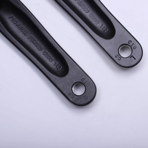 Square Hole Ebike Crank Arm Forged Alloy 6061 For Mid Mounted Motors 127mm 140mm 152mm 160mm 165mm 170mm 175mm Beefy High Strength Durable Torque Ready Replacement, pair