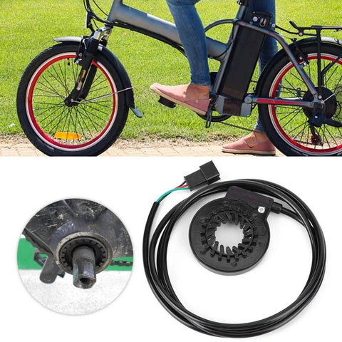 Electric Assist Sensor For E-Bikes, Lightweight Plastic 12-Pulse Pedal Assist Sensor With 3.6Ft Cable, Right-Side Bottom Bracket Install, Ride-Ready Upgrade For Commuters, Trail Riders, And Urban Cyclists