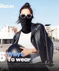 Person wearing All Season Ski Mask Balaclava With Windproof Warmth And Cooling Breathable UV Protection For Outdoor Adventures