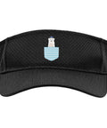 Maritime Captain Sun Visor For Boating And Sailing Enthusiasts Yacht Crew Lake And River Explorers One Size Black Lightweight Breathable