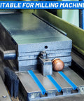 Five Eighth Inch T Slot Cover For Milling Machine Flexible Silicone Rubber Dust Shield For CNC blue on milling table