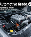 1 Inch By 10 Foot Split Wire Loom Tubing Black Automotive Wire Protector in engine bay, resists oil, gas, heat