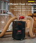 Clear Plastic Dust Collector Bags For 70 And 35 Gallon Systems fits Jet vacuum system in woodworking shop