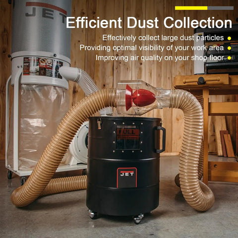 Clear Plastic Dust Collector Bags For 70 And 35 Gallon Systems fits Jet vacuum system in woodworking shop
