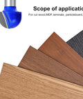 4 Pack Core Box Router Bits Set 1/4 Inch Shank Round Nose And Groove Cutter With 1/4 5/16 3/8 1/2 Inch Diameters next to wood types