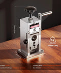 Manual Wire Stripping Machine 0.06 To 1 Inch Drill Powered Or Hand Crank Copper Wire Stripper With Adjustable Blade Cable Stripping Tool visible on wooden surface
