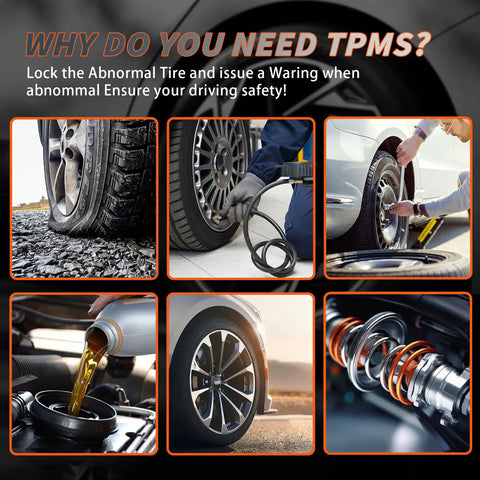 Straight Swap TPMS Tire Pressure Sensor Pack Of 4 Gm Cars And Trucks 315Mhz Preprogrammed No Fuss Reset showing tire maintenance and monitoring.