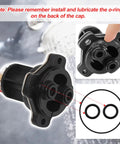 Mixer Balancing Cap Assembly Replacement GP77759 Compatible With Rite Temp Shower Valves And Half Inch Pressure Balance Valves Aftermarket Part No Fuss Install, showing cap and O-rings.