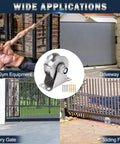 Beefy Stainless Steel Wall Mounted Rope Pulley Wheel 1 Pack For Gym Equipment And Sliding Gates U Type Block application montage