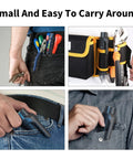 Non Contact Voltage Detector Pen 12 To 1000V AC With Adjustable Sensitivity For Electricians And DIYers in tool pouch and pocket.