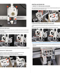 Installation guide of A1 Mini Extruder Replacement Toolhead with Hardened Steel Dual Gear, Filament Cutter and Motor for Bamboo Lab A1 Series.