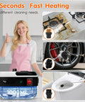 Badass Steam Cleaner For Home Use 2500W Portable Handheld Steamer with 1000ml tank for fast heating and various cleaning needs.