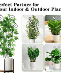 Four Pack 30 Inch Plant Trellis Set For Climbing Vines, rustproof metal garden trellis for potted plants, indoor plant support