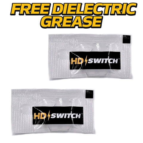 Heavy Duty Waterproof Relay Kit With LED Indicator, 2 Pack, 12V DC, IP68 Sealed, Plug N Play Diagnostics, Replaces Hella 4RD-960388-31 4RD-960388-22 4RD-960388-06, Built Tough For Off Road And Marine, two relay packs