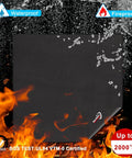 40 Inch Square Fire Pit Mat For Decks, Patios And Grills, Fireproof And Waterproof Under Grill Pad, Heat Insulated image