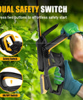 Cordless Hedge Trimmer Compatible With 20V Max Battery 22 Inch Electric Bush Trimmer With Dual Action Blade cutting shrubs