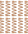 10 Pack Copper Compression Springs For Automotive Heating Plug, 5.3mm Outer Diameter And 16mm Length arranged vertically