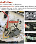 3G Alternator Conversion Harness Kit With Heavy Gauge Wiring For Ford F Series 1984 Upgrades From 1G And 2G To 3G Prewired 3 Pin ASI D Shaped Connector Simple Install For F 150 F 250 Super Duty Ranger Bronco Mustang Electrical System Upgrade, alternator with wiring connections displayed during installation.