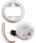 Carbon Monoxide Detector With Hardwired Alarm And Battery Backup, Electrochemical Sensor, Model CO5120BN White, 120 Volt Home