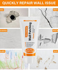 Drywall Repair Kit 2 Pack With Scrapers And Protective Gloves Odorless No Mess Quick Patch For Holes And Cracks In Home Walls