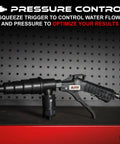 Slick Radiator Flush Kit Gun With Garden Hose Quick Connect For Automotive Coolant And AC System Cleaner heavy duty trigger control gun.