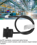 Front view of IP65 Lidar Distance Sensor With 4m Adjustable Range, 1000Hz UART, Dustproof Protection, cable attached.