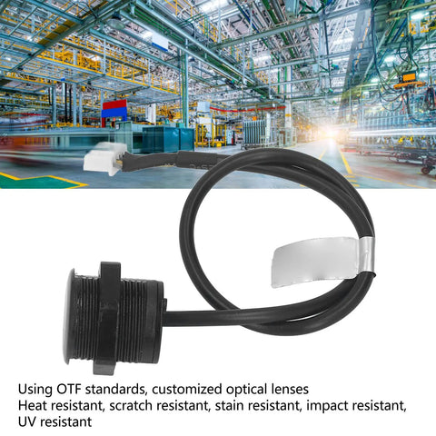 Front view of IP65 Lidar Distance Sensor With 4m Adjustable Range, 1000Hz UART, Dustproof Protection, cable attached.