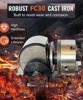 Heavy Duty Indexing Head For Milling Machine With Vertical Horizontal Rotary Table And Precision Tailstock Mount Built Like A Tank For 4 5 6 Inch Chucks Dead On Target Tilting For Serious Shop Projects on fire background.