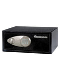 Front view of Digital Keypad Safe For Money And Jewelry With Bolt Down Kit, Steel Safe With Interior Lining, 0.78 Cu Ft