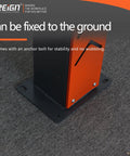 Ergonomic CNC Tool Holder Workbench Featuring BT40 Lock Station And Heavy Duty Disassembly Table fixed to the ground with anchor bolts.