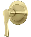 Rhen Diverter Trim In Brushed Gold For Easy Toolless Install No Exposed Screws SecurePfit Fixed Hub Handle Works With Rhen Tub And Shower Trim Valve Not Included Order Valve 015-4WDX Separately ADA ANSI A1