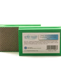 Diamond Hand Polishing Pad Grit 60, green foam sanding block for quick stock removal on various surfaces.
