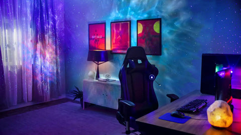 Galaxy Nebula Projector Light For Home Theater And Gaming Room With Led Starry Sky Multicolor Nebula Night Light Wifi App Control
